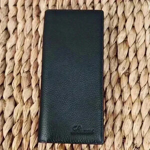 Black faux leather RFID Blocking wallet